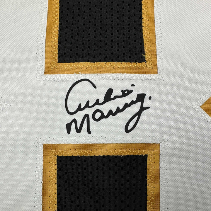 Facsimile Autographed Archie Manning New Orleans Black Reprint Jersey Men's XL