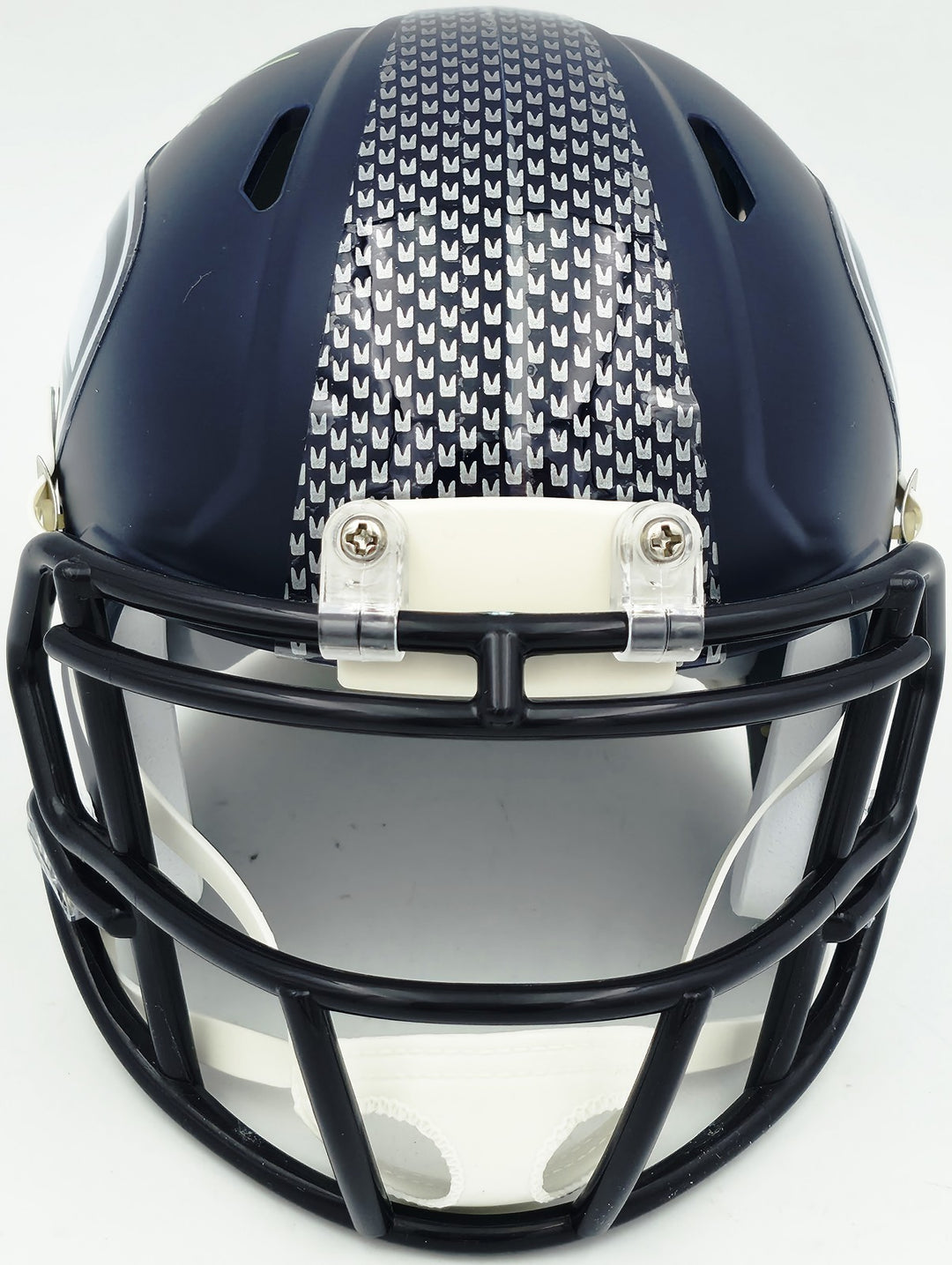 Grey Zabel Signed Seattle Seahawks Blue Speed Mini Helmet MCS Holo