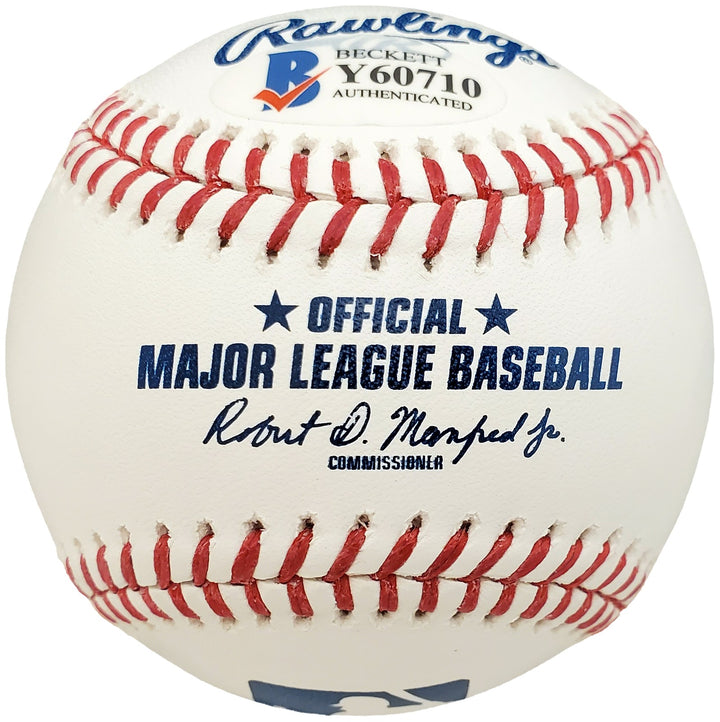 Ronald Acuna Jr. Signed MLB Baseball Atlanta Braves Full Name Beckett