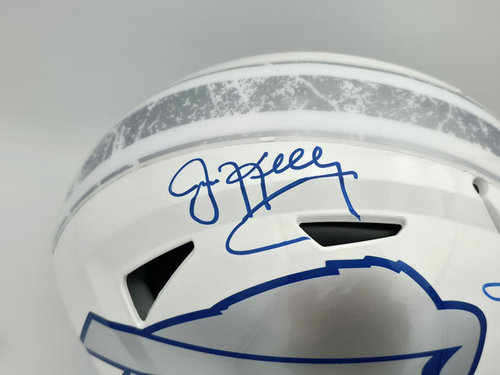 Jim Kelly, Thomas & Reed Auto Bills White FS Authentic Hyper Speed Flex Helmet