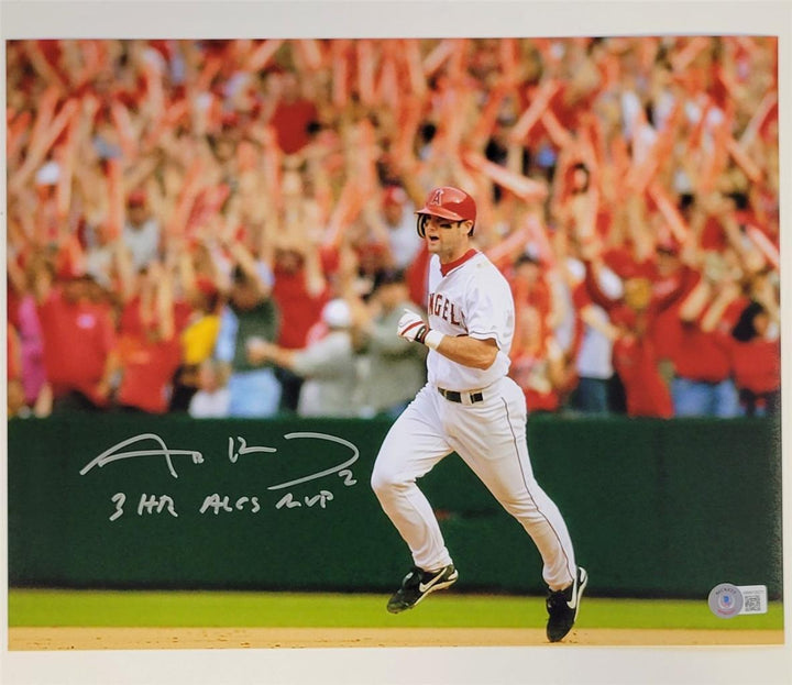 Adam Kennedy signed "3 HR ALCS MVP" Angels 11x14 photo autograph Beckett BAS