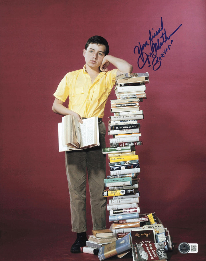 Jerry Mathers Signed 11x14 Photo Leave It To Beaver "Beaver" Beckett #AE31796