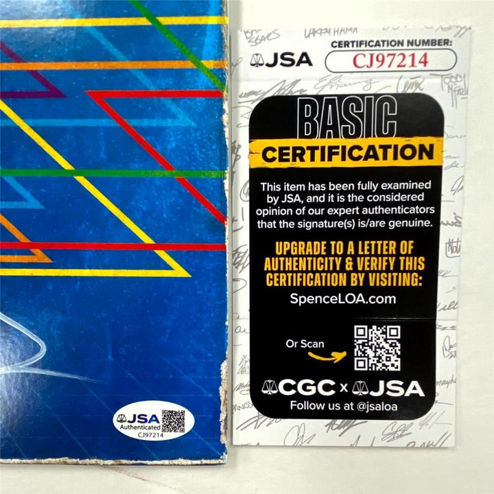 Ross & Matt Duffer signed Stranger Things WSQK Record Vinyl Cover auto (A) ~ JSA