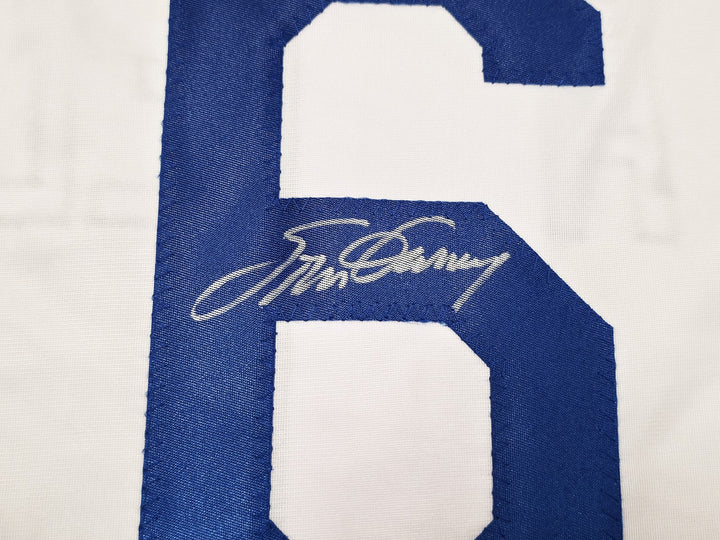 Los Angeles Dodgers Steve Garvey Signed White Jersey Beckett Wit