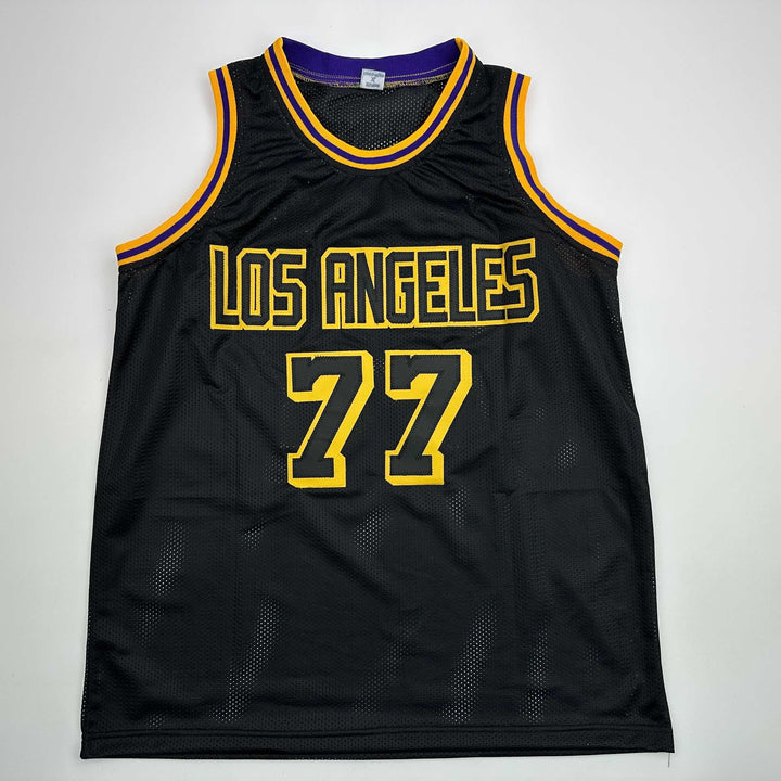 Facsimile Autographed Luka Doncic Los Angeles Black Mamba Reprint Jersey Mens XL