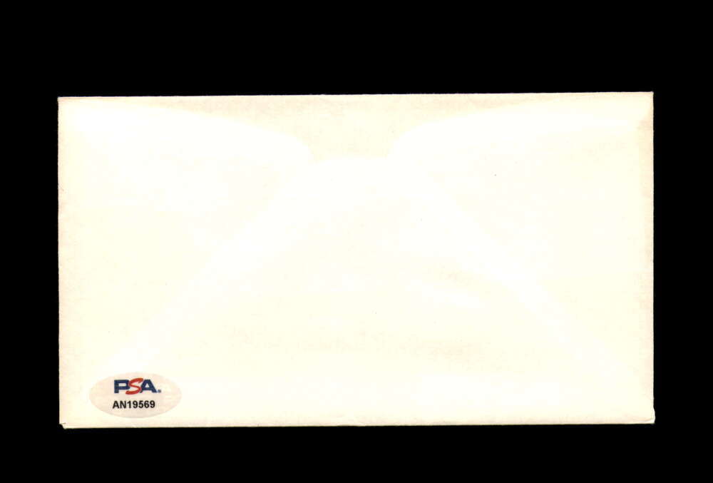 Curt Gowdy PSA DNA Signed FDC 1991 First Day Cover Cache Autograph