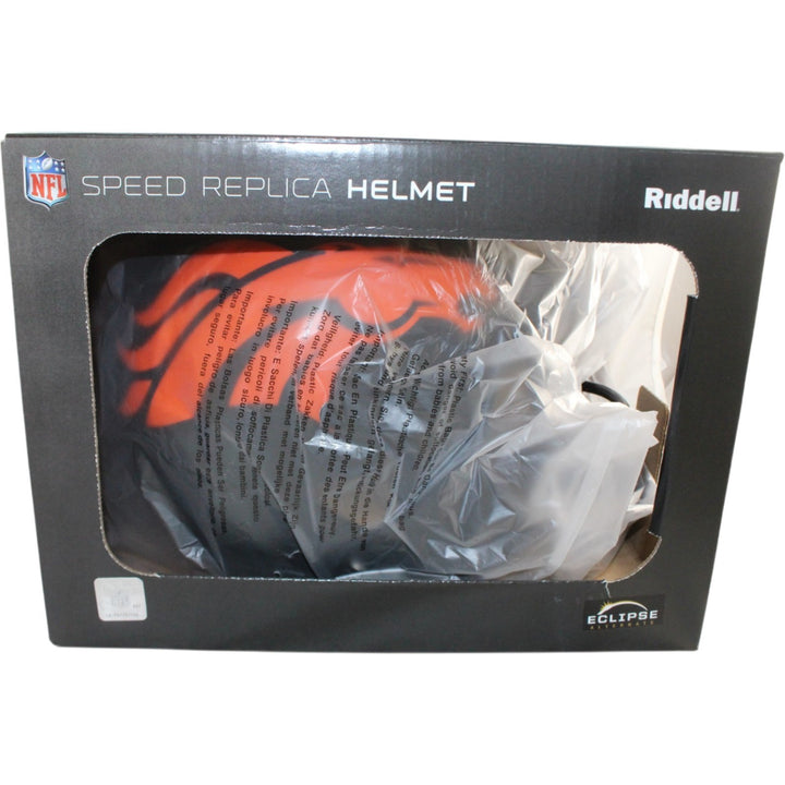 John Elway Autographed Denver Broncos F/S Eclipse Helmet Beckett Witness 55191