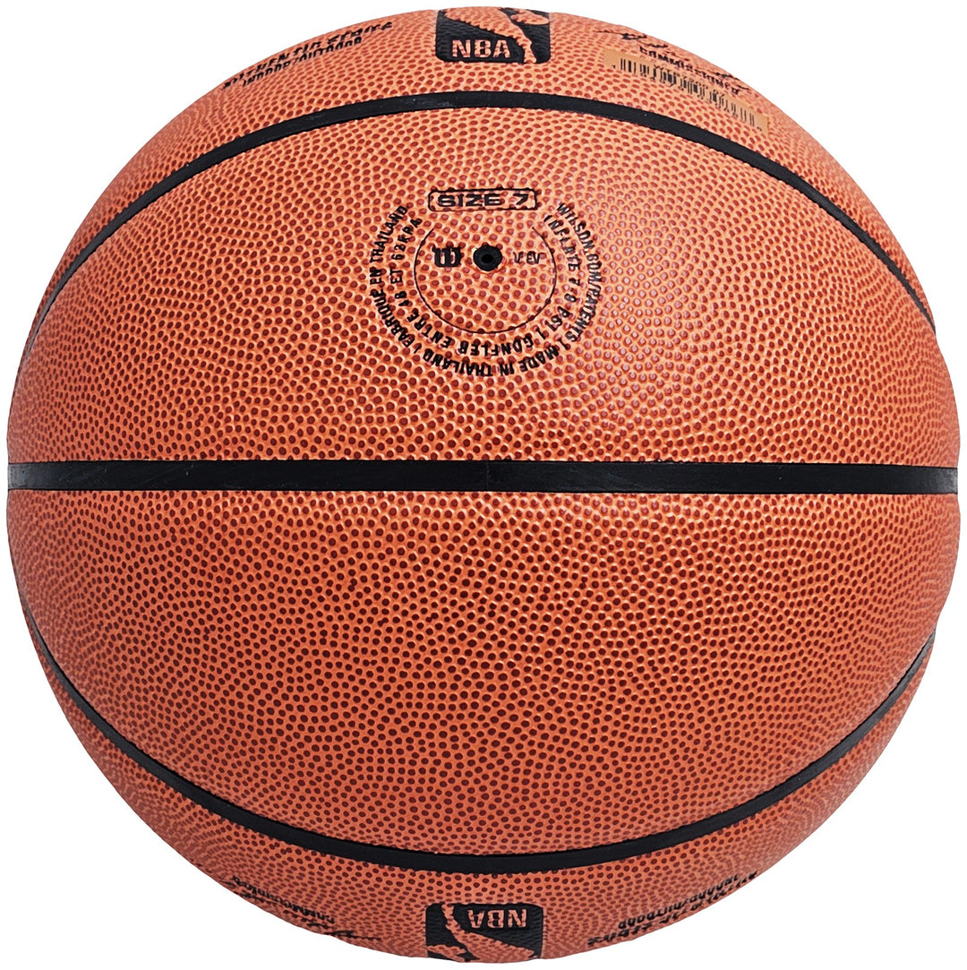 Patrick Ewing Signed Authentic Indoor/Outdoor Basketball Knicks Beckett Witness