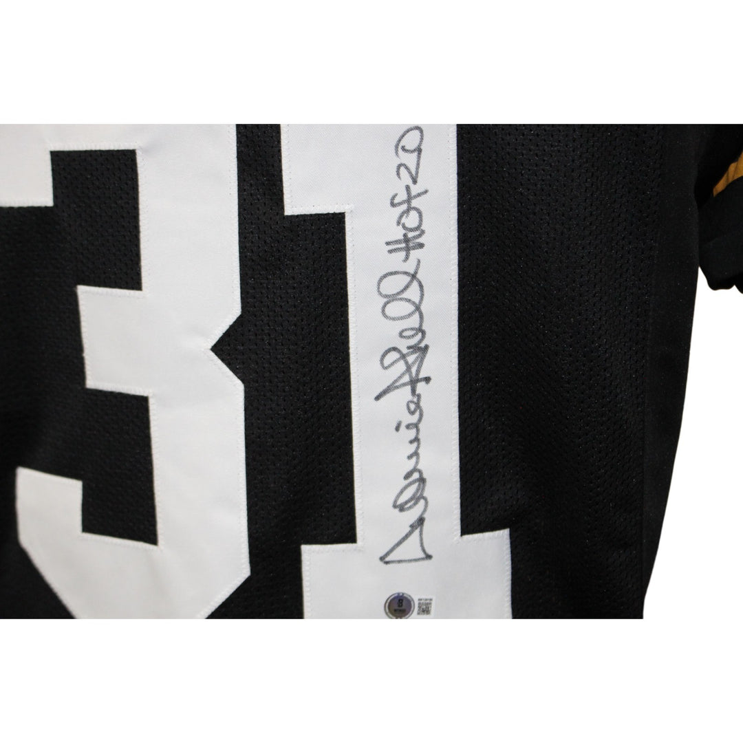 Donnie Shell Autographed Pro Style Size XL Black Jersey HOF 2020 Beckett 54633