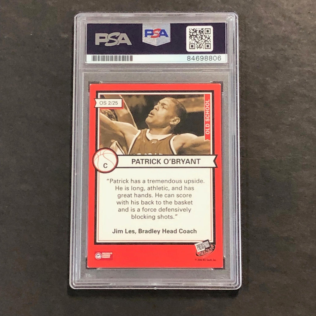 2006 PressPass Braves #2 Patrick O'Bryant Signed Card AUTO PSA Slabbed Bradley