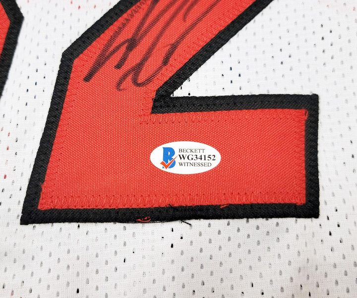 Miami Heat Shaquille Shaq O'Neal Signed White Jersey The Diesel Beckett