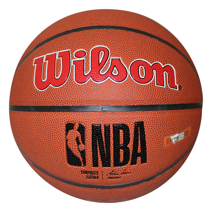 Lonzo Ball Autographed/Signed Wilson Chicago Bulls Basketball FAN 36116