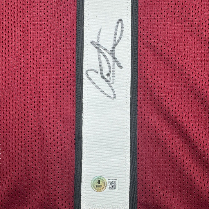 Autographed/Signed Alshon Jeffery South Carolina Maroon College Jersey BAS COA