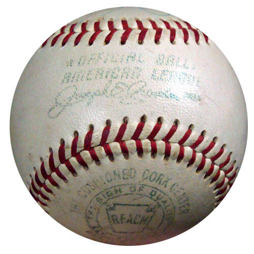 Mickey Mantle Signed AL Cronin Baseball Yankees "Best Wishes" PSA/DNA