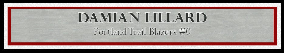 Damian Lillard Signed Framed 16x20 Photo Portland Trail Blazers Beckett BAS