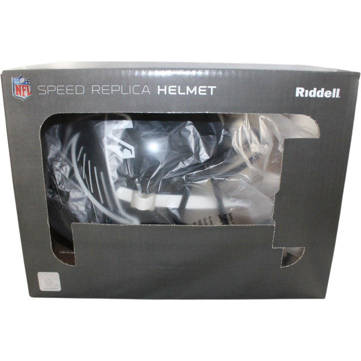 Deion Sanders Autographed Atlanta Falcons F/S TB Helmet Beckett Witness 55197