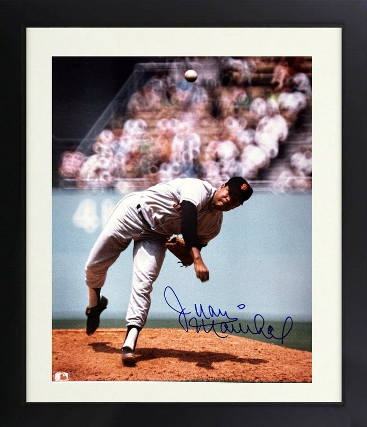 Juan Marichal signed San Francisco Giants 8x10 Photo minor dings Framed- COA/HOF