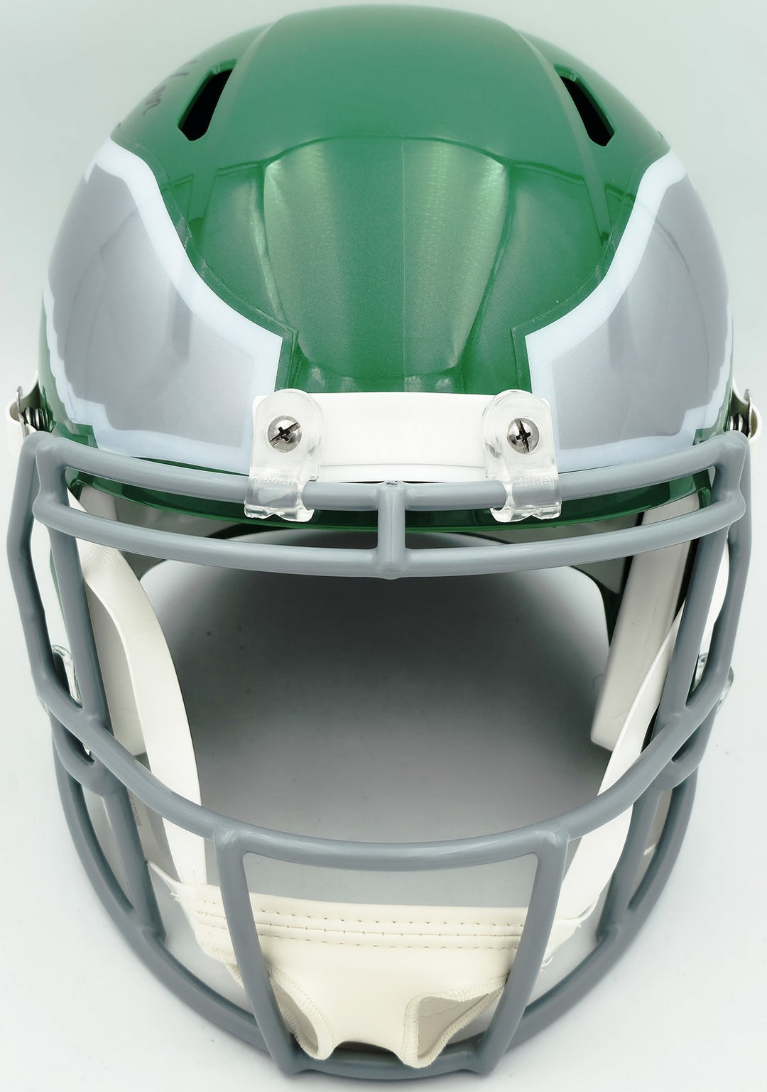 Jason Kelce Auto Eagles Kelly Green 2023 Alternate Full Sz Speed Rep Helmet