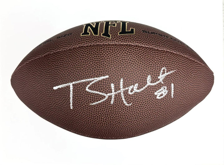 Torry Holt signed Wilson Super Grip NFL Football autograph ~ Beckett BAS