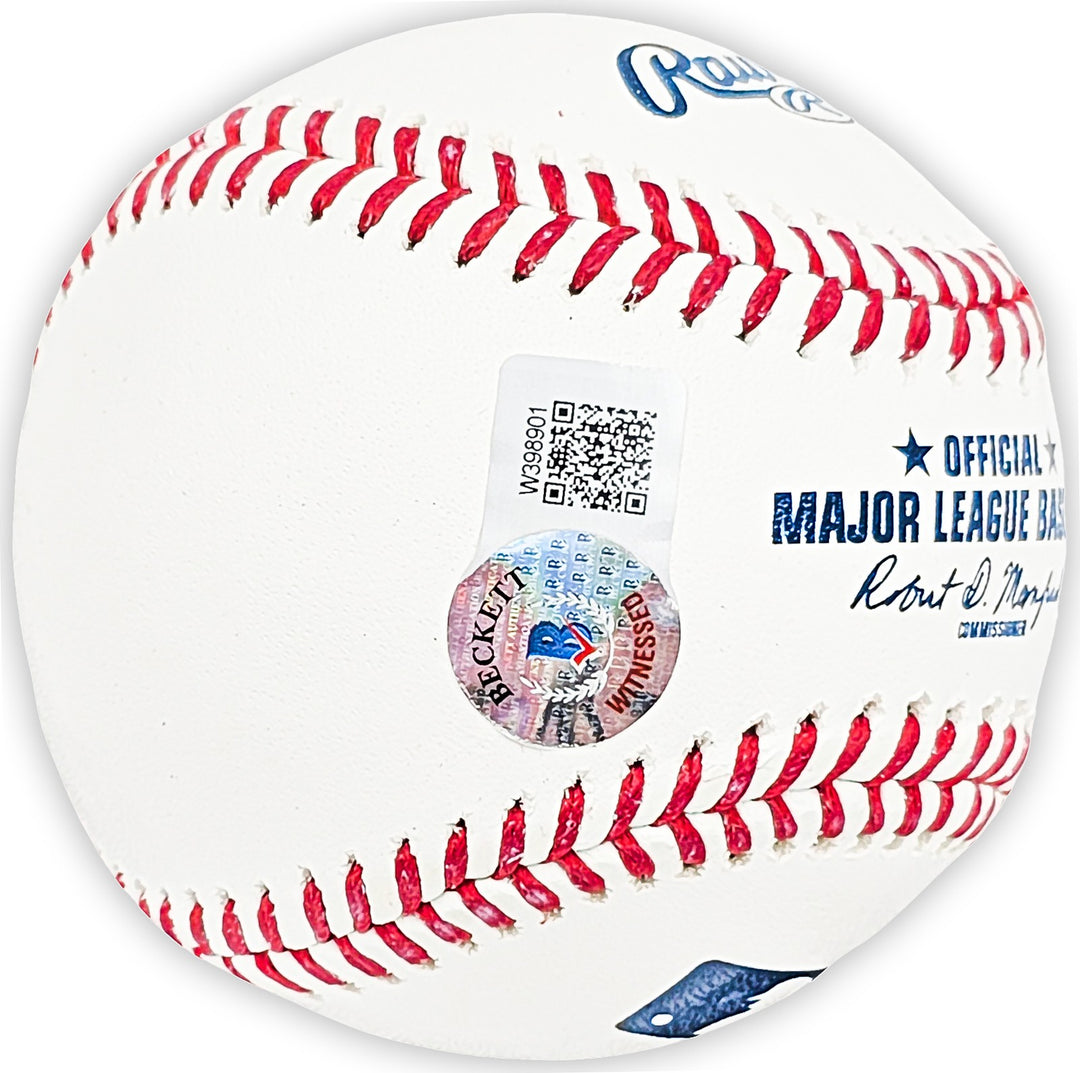 Salvador Perez Signed MLB Baseball Kansas City Royals "WS MVP 15" Beckett Wit