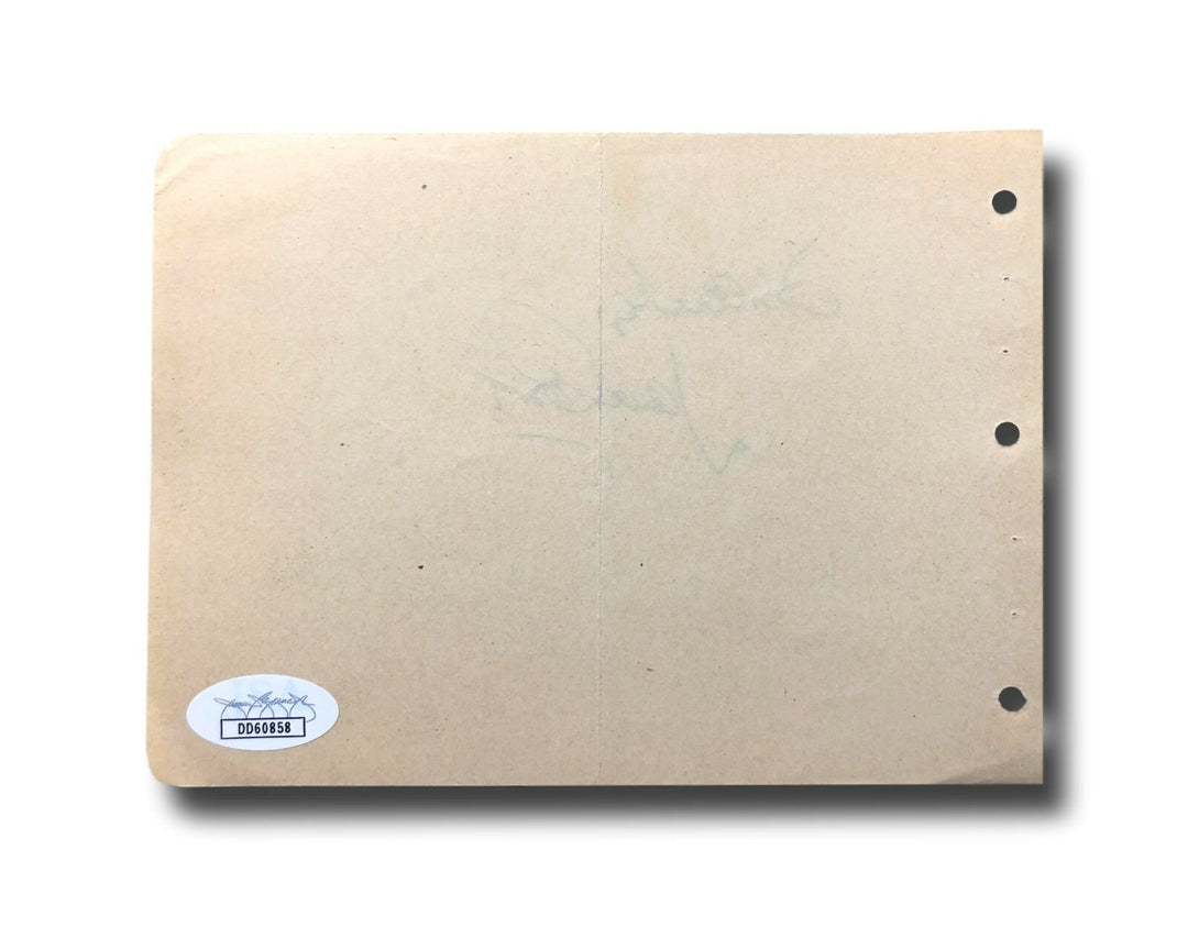 Jane Bailey Hand Signed Album Page Cut JSA COA Autograph Author Lark Song