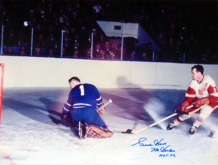Gordie Howe "Mr. Hockey HOF 72" Autographed 16x20 Color Photo