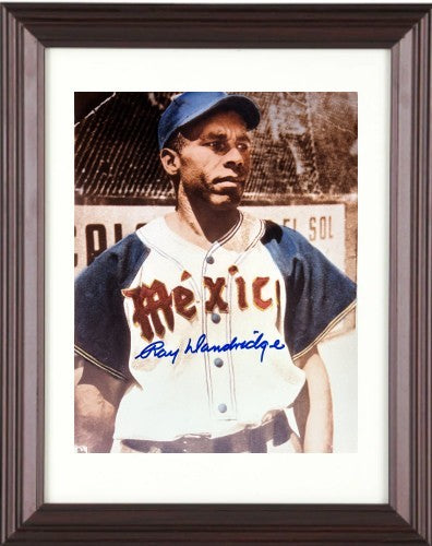 Ray Dandridge signed Mexico City Reds 8X10 Photo minor dings Framed - COA (HOF)