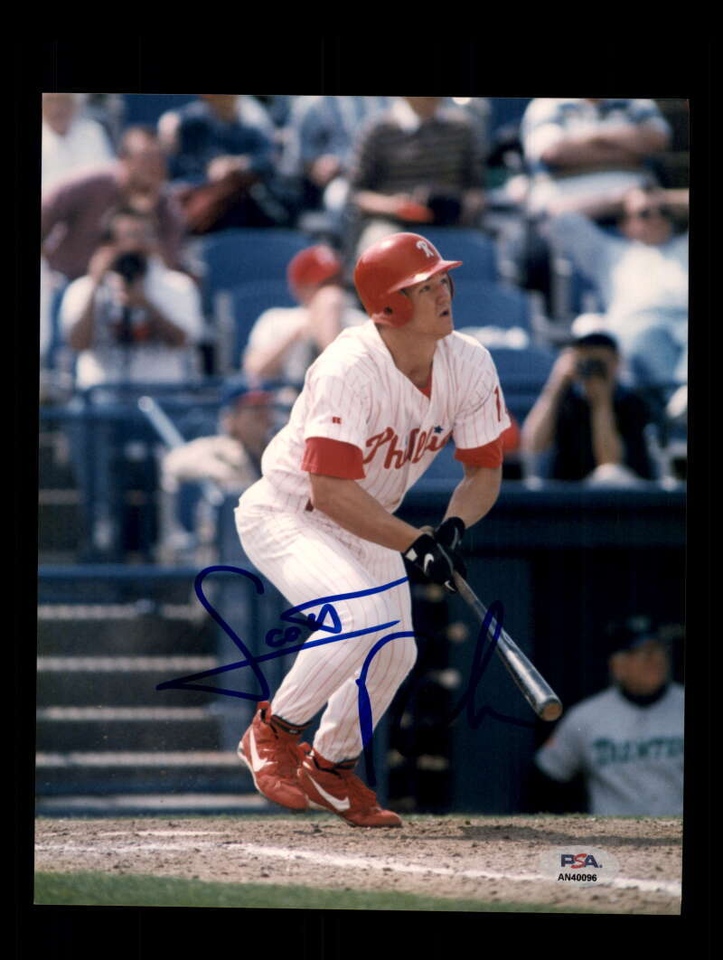 Scott Rolen PSA DNA Signed  8x10 Photo Autograph Phillies