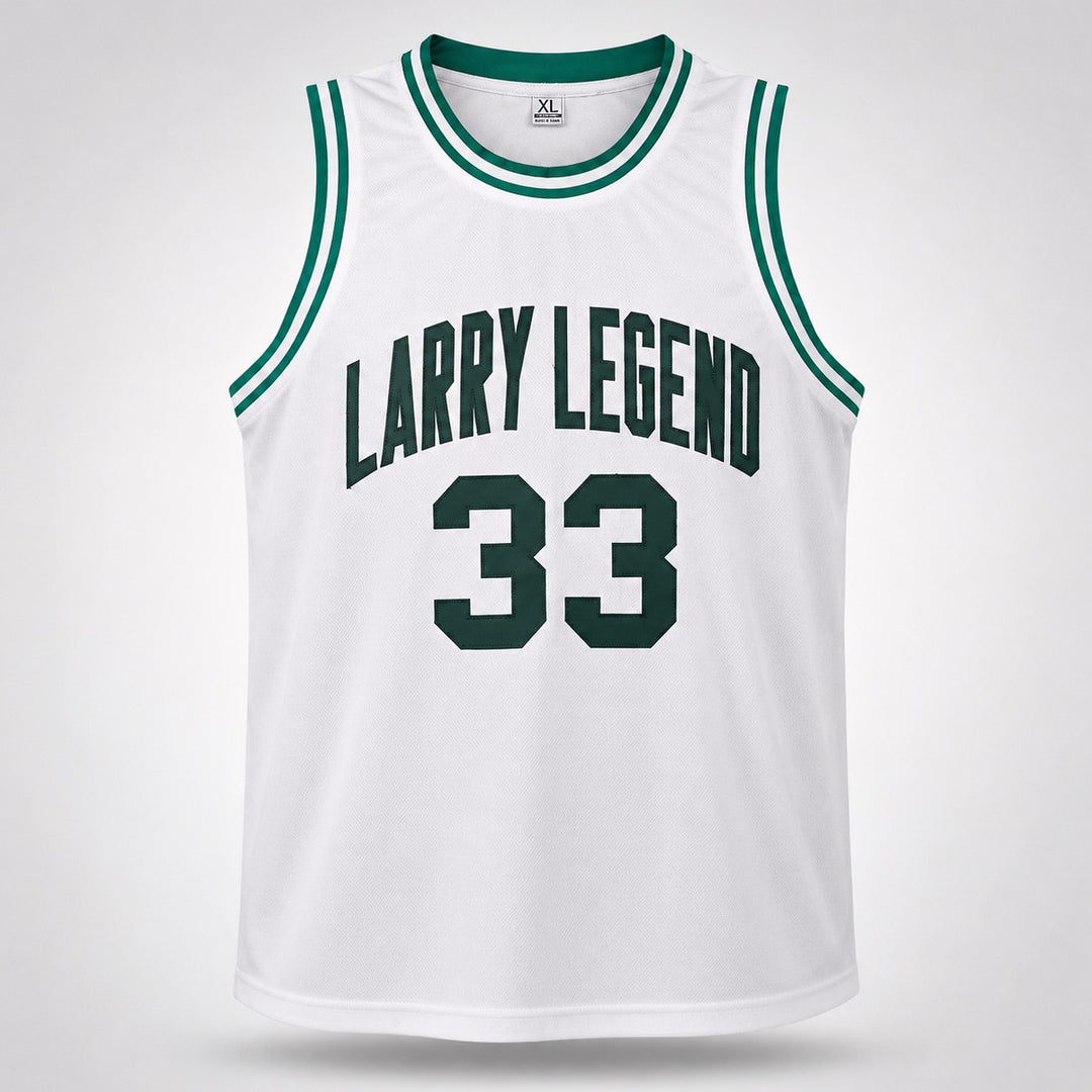 Boston Celtics Larry Bird Signed White Jersey Beckett BAS QR