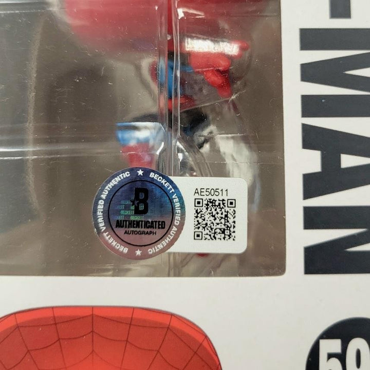 Tobey Maguire signed Spider-Man 80 Years Funko Pop! 598 autograph ~ Beckett BAS