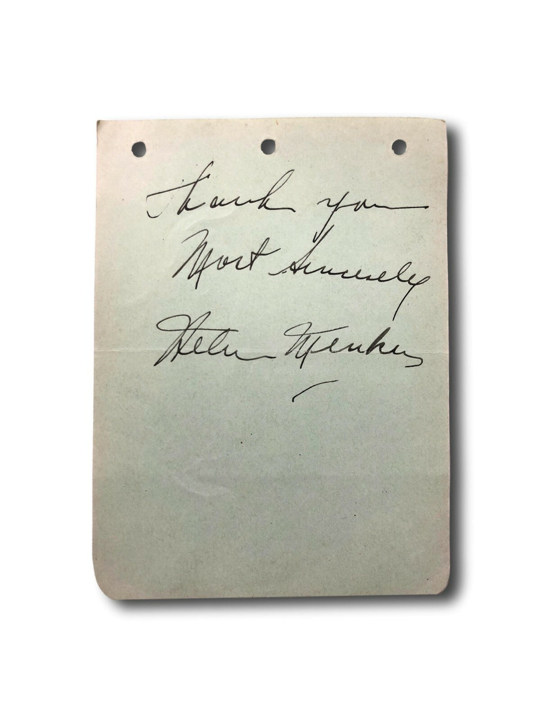 Helen Menken Hand Signed Album Page Cut JSA COA Autograph Humphrey Bogart