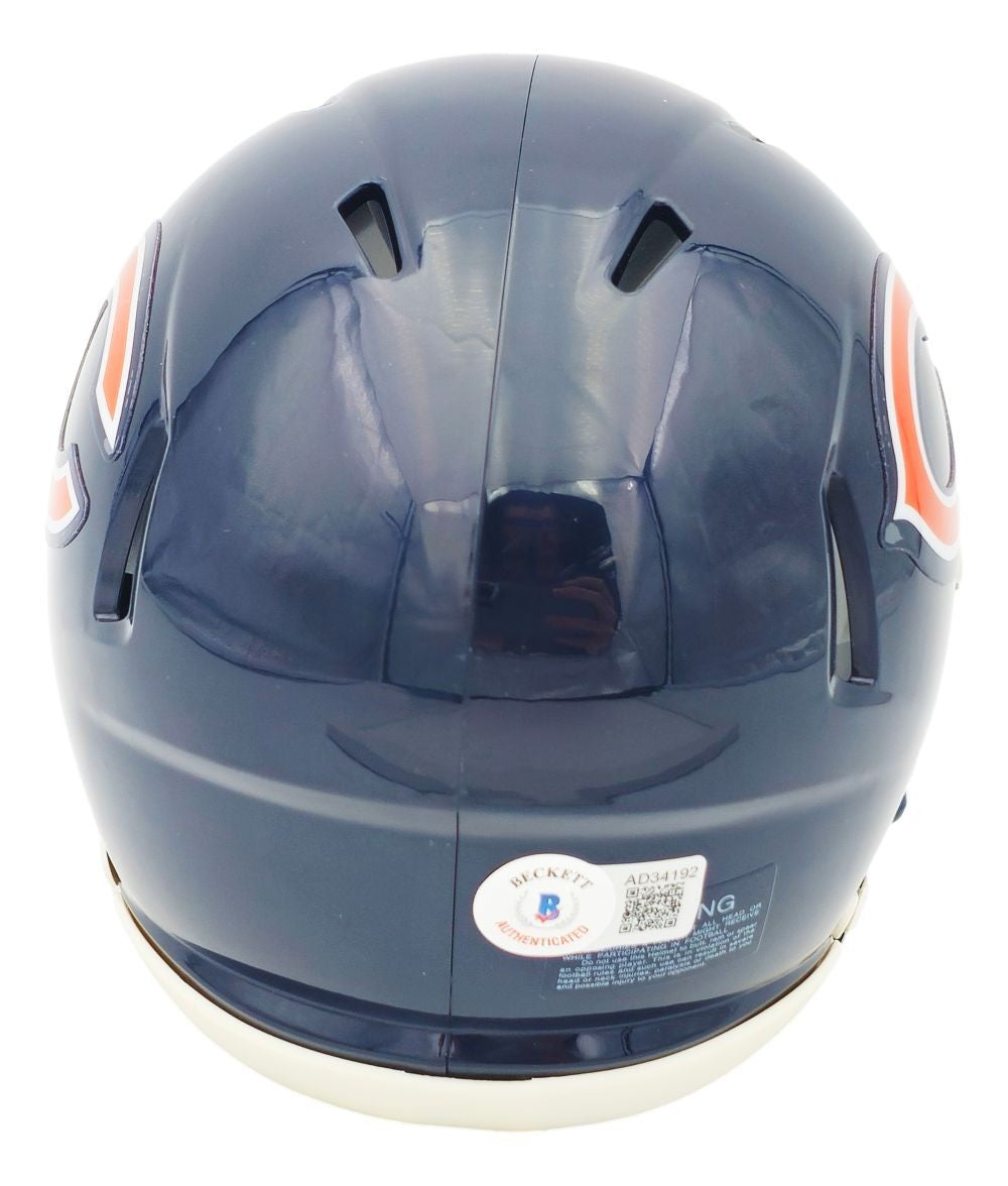 Chevy Chase Signed Chicago Bears Mini Speed Helmet BAS