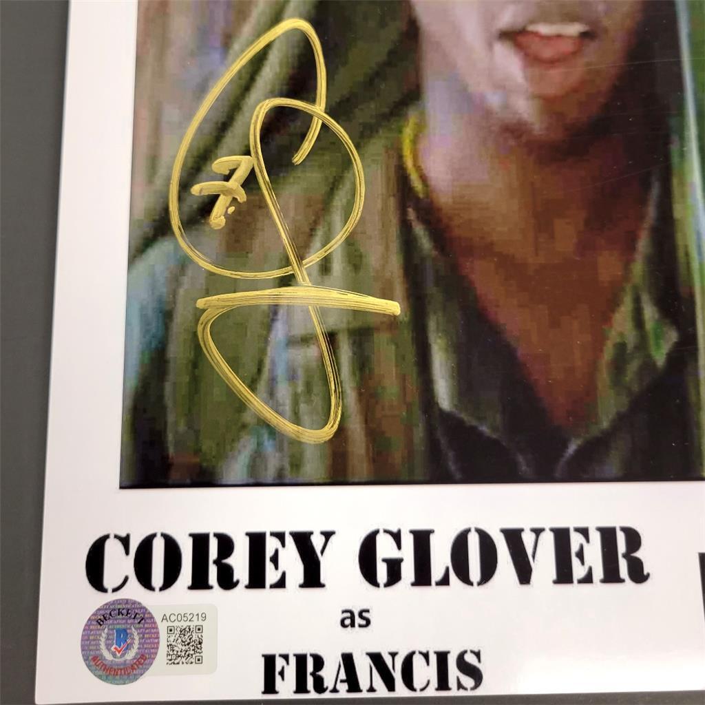 Corey Glover signed Platoon 8x10 photo autograph ~ Beckett BAS Holo