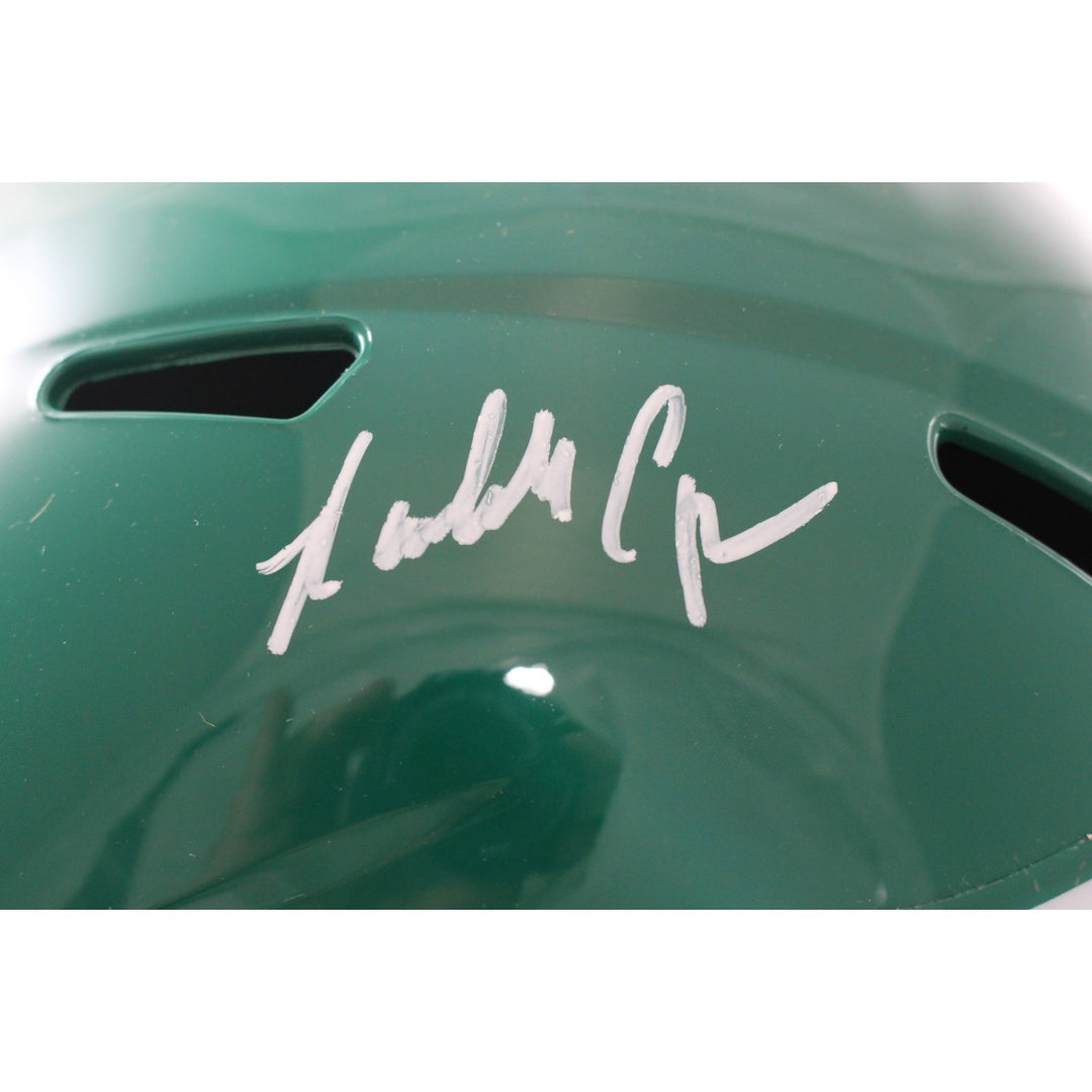 Randall Cunningham Autographed Philadelphia Eagles F/S TB Helmet Beckett 55644