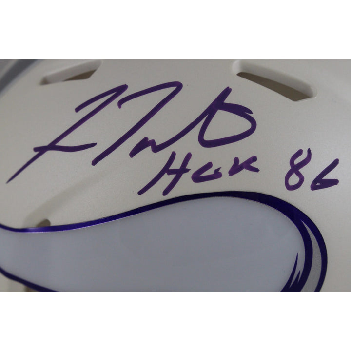 Fran Tarkenton Autographed Minnesota Vikings Alt 24 Mini Helmet Beckett 50841