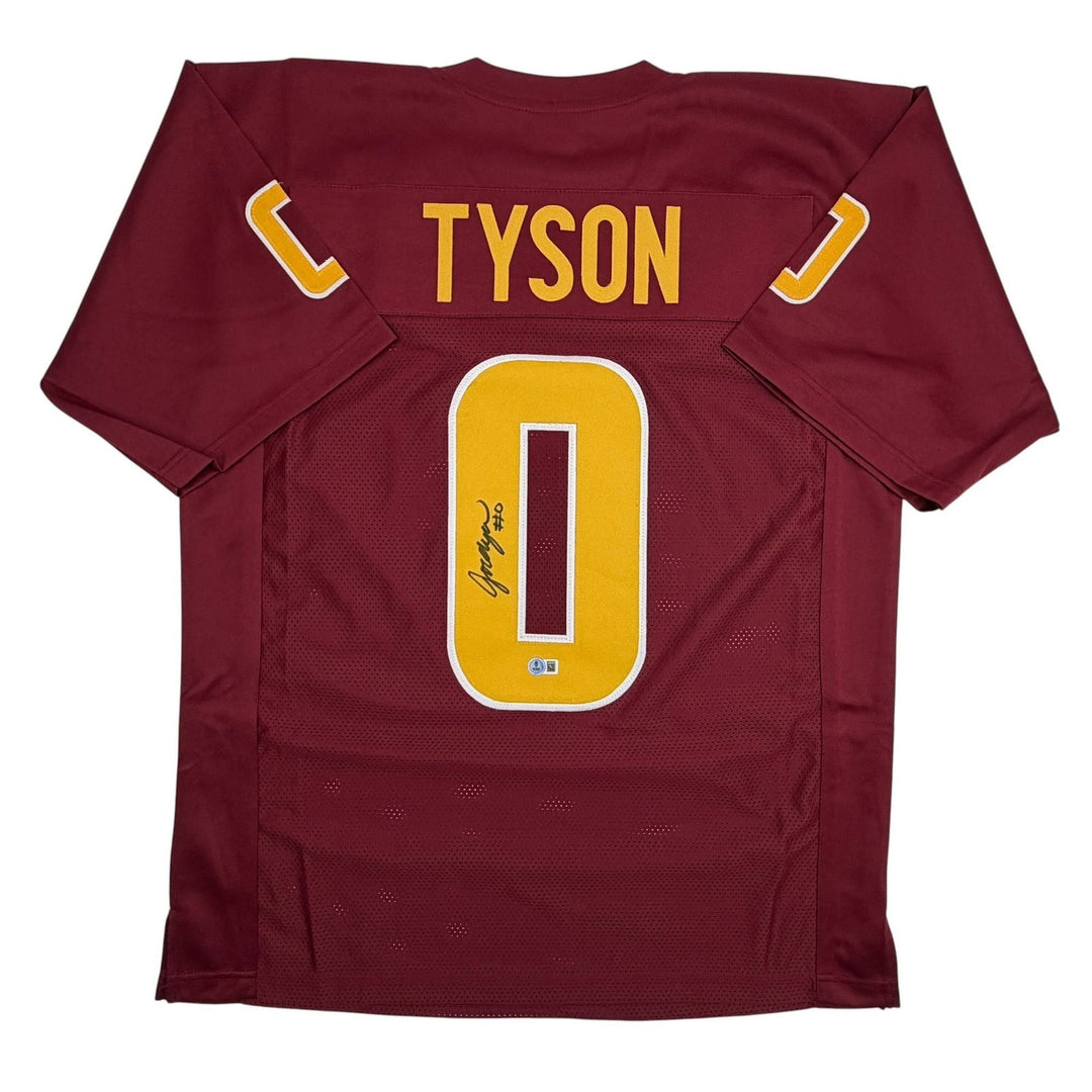 Autographed/Signed Jordyn Tyson Arizona State Maroon Jersey Beckett BAS COA