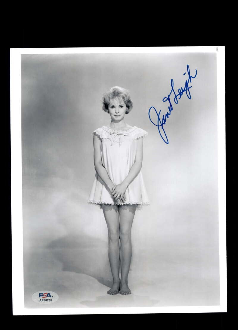 Janet Leigh PSA DNA Coa Signed 8x10 Photograph Autograph