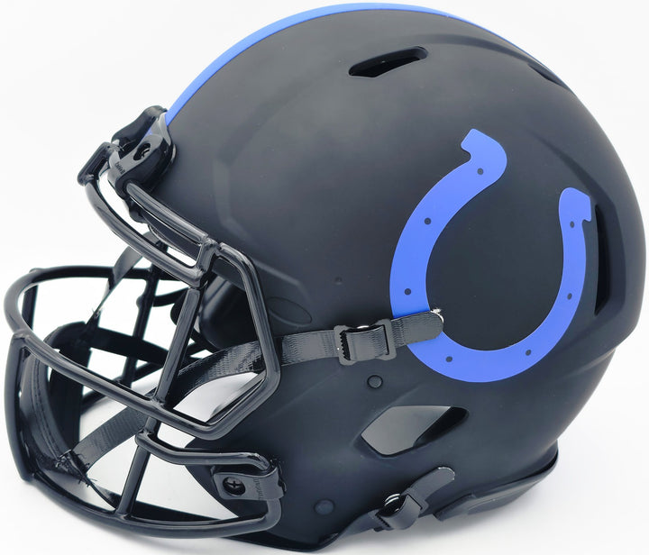 Reggie Wayne Signed Colts Eclipse Full Size Helmet Possible Marks BAS Witness
