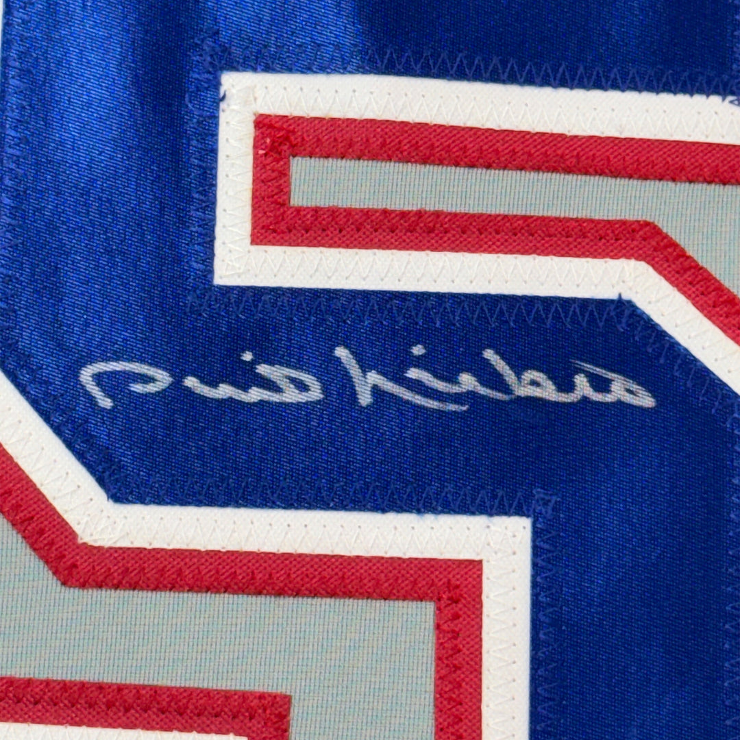 FRAMED Autographed/Signed PHIL NIEKRO 33x42 Atlanta Grey Jersey JSA COA Auto