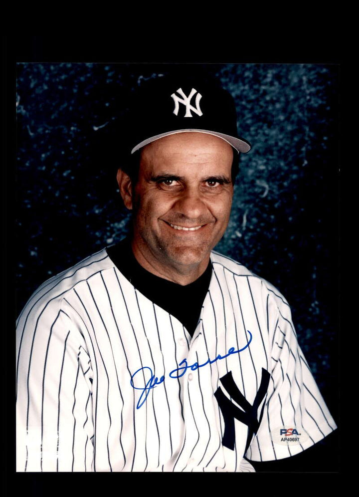Joe Torre PSA DNA Signed 8x10 Photo Autograph Yankees