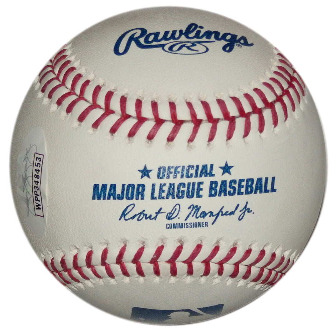 ANTHONY SEIGLER SIGNED BALL BREWERS MLB DEBUT YANKS 1st ROUND DRAFT PICK RED SOX