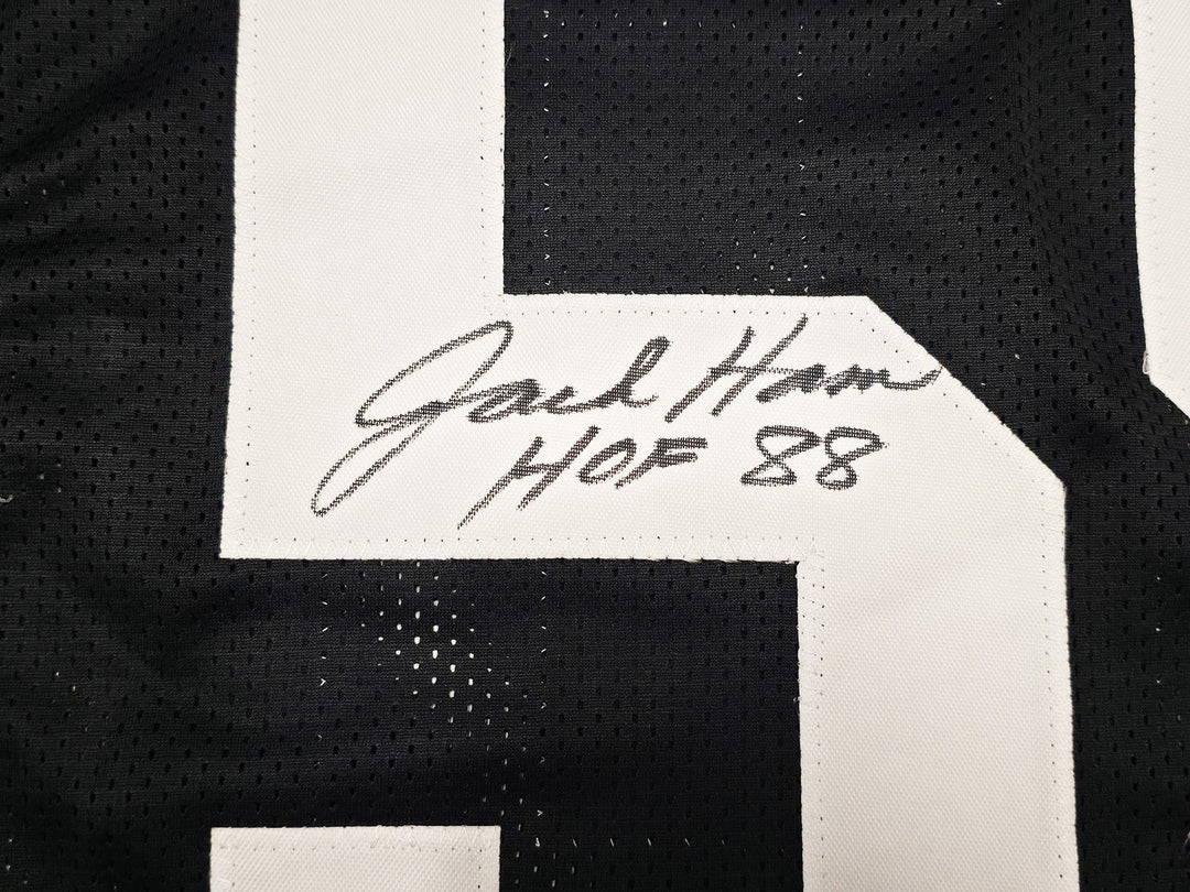 Pittsburgh Steelers Jack Ham Signed Black Jersey "HOF 88" Beckett BAS Witness