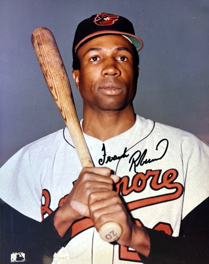 Frank Robinson signed Baltimore Orioles MLB 8x10 Photo - Tuff Stuff COA (HOF/TC)