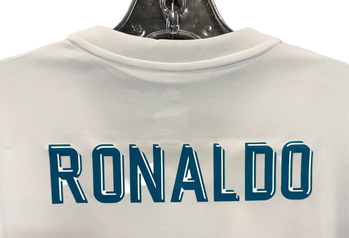 Cristiano Ronaldo Signed White Adidas Soccer Jersey #7 Real Madrid Auto BAS COA