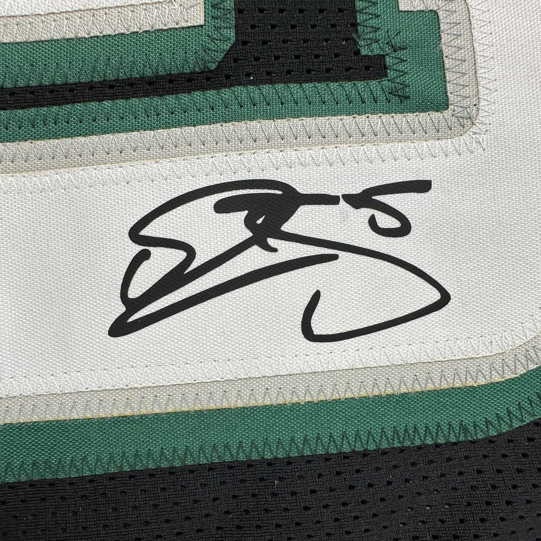 Facsimile Autographed Donovan McNabb Philadelphia Black Reprint Jersey Men's XL