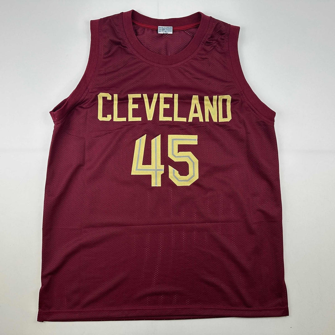 Facsimile Autographed Donovan Mitchell Cleveland Red Reprint Auto Jersey Mens XL