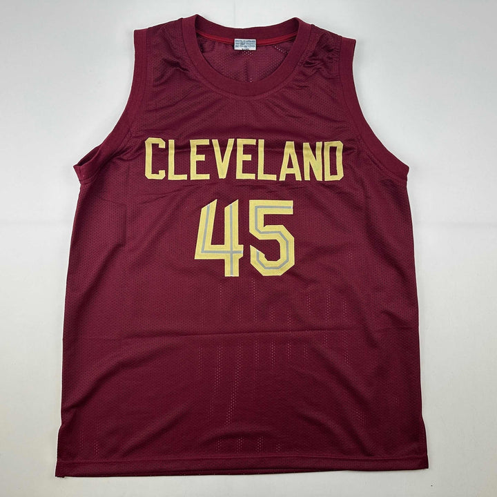 Facsimile Autographed Donovan Mitchell Cleveland Red Reprint Auto Jersey Mens XL