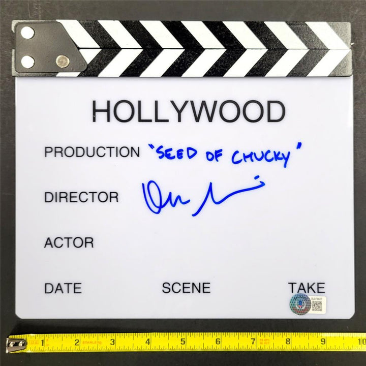 Don Mancini signed "Seed of Chucky" Director's Clapboard Clapper ~ BAS Beckett