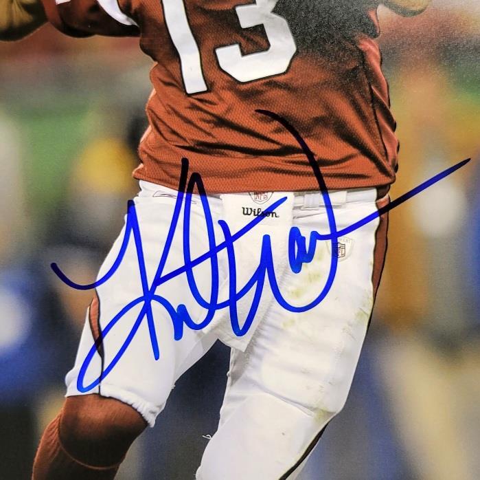 Kurt Warner signed Cardinals 11x14 Photo #1 autograph ~ Beckett BAS Holo