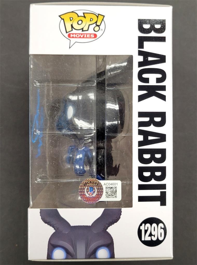 Mark Gustafson signed Pinocchio Black Rabbit Funko Pop! (B) ~ BAS Beckett